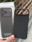 iPhone "Air" Woven "Leather Feel" Case - Black