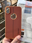 iPhone "XR" Spigen Premium Lining Stitched Case - Brown