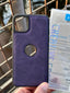 iPhone "11 Pro Max" Premium J-CASE Leather Case - Purple