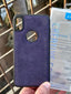 iPhone "XS Max" Premium J-CASE Leather Case - Purple