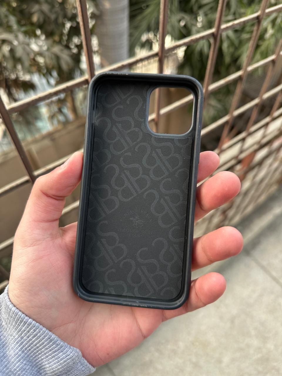 iPhone "11 Pro" Premium Polo Embroidered Case - Black Secondary image