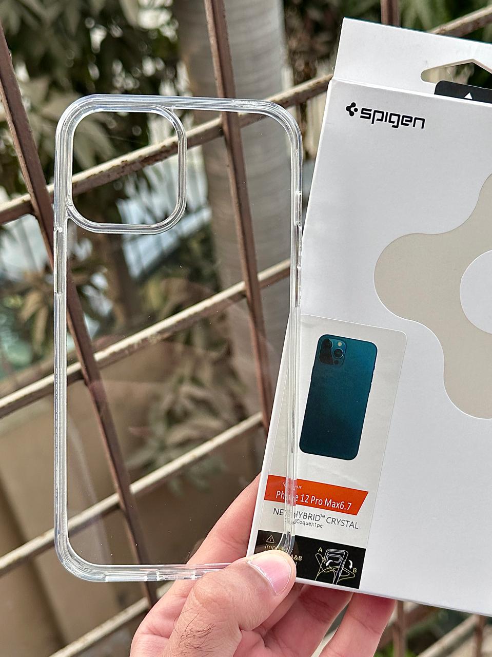 iPhone "12 Pro Max" Spigen Ultra Hybrid Transparent Case Main image