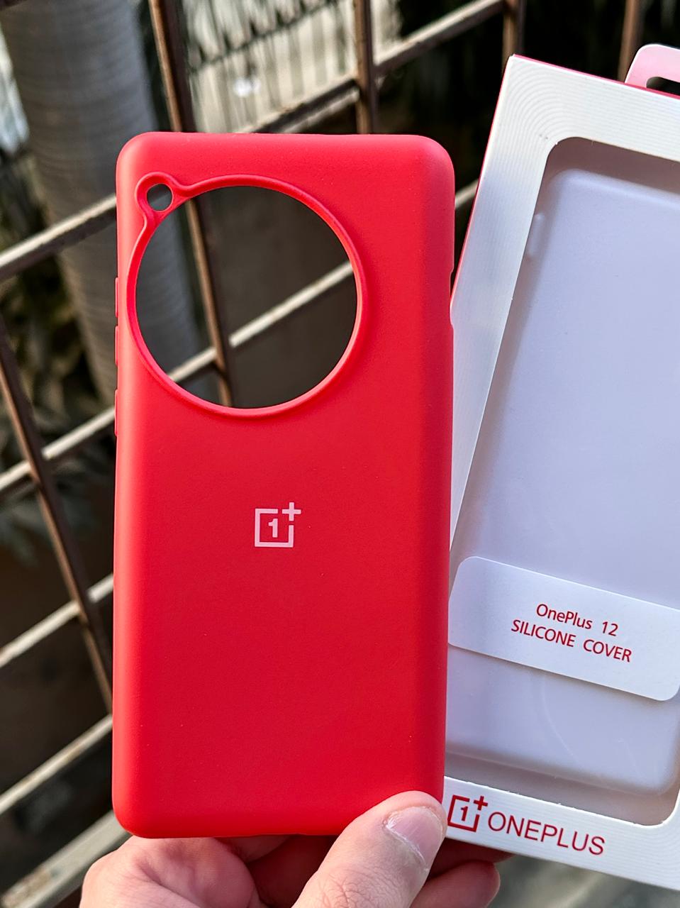 OnePlus "12" Premium Official Silicone Case - Red