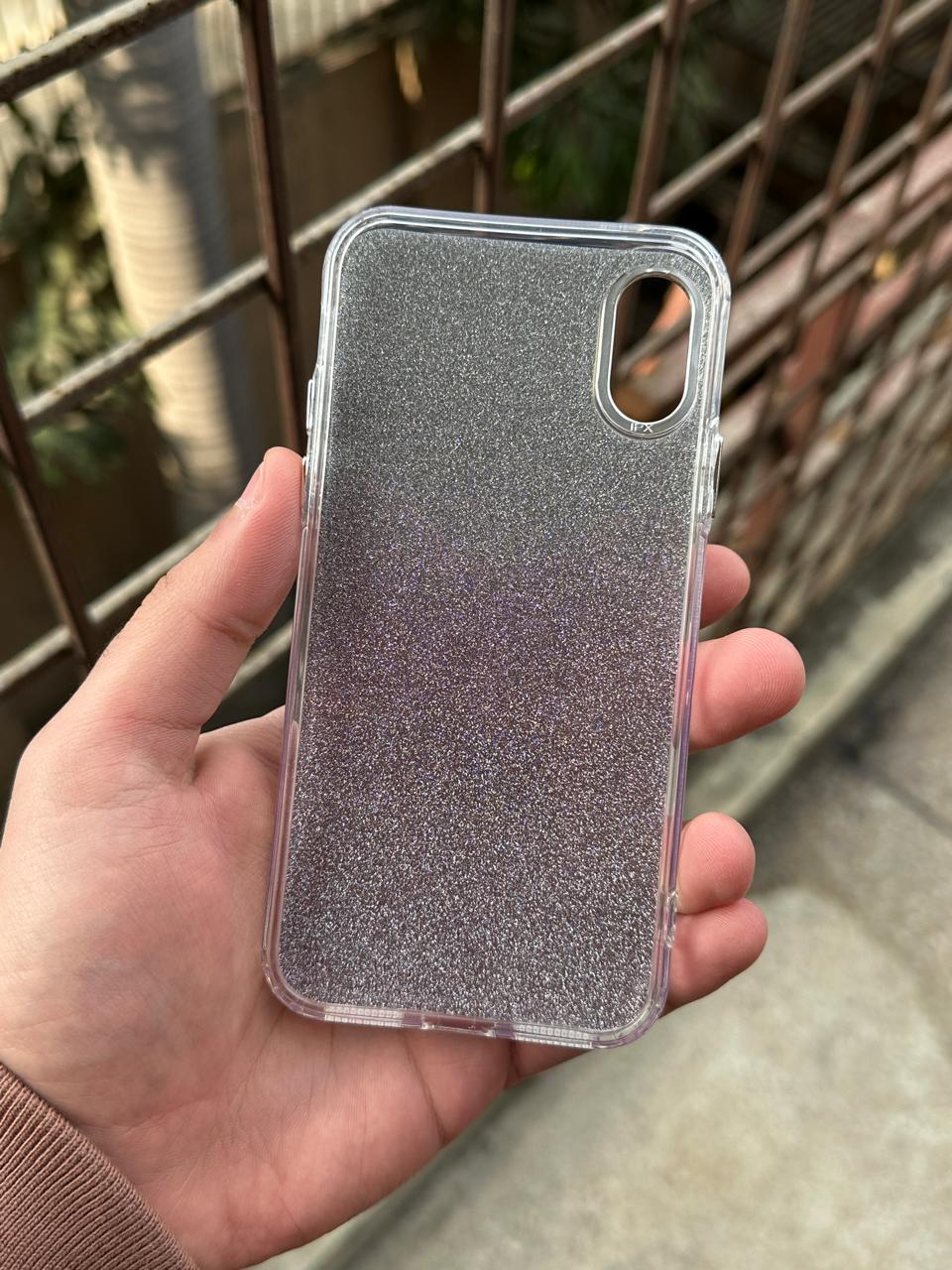 iPhone "X/XS" Queen Butterfly Glitter Case - Gold Secondary image