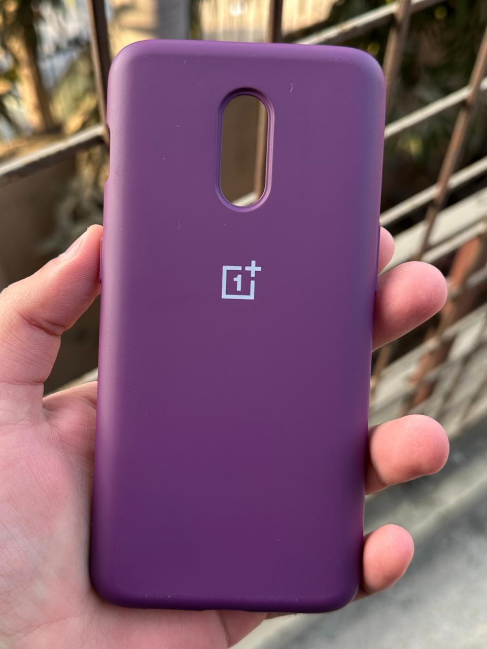 OnePlus "6T" Premium Official Silicone Case - Purple