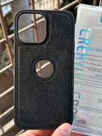 iPhone "13 Pro Max" Premium J-CASE Leather Case - Black