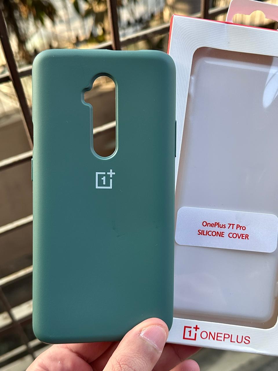 OnePlus "7T Pro" Premium Official Silicone Case - Green Main image