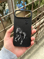 iPhone "Air" Premium Polo Embroidered Case - Black