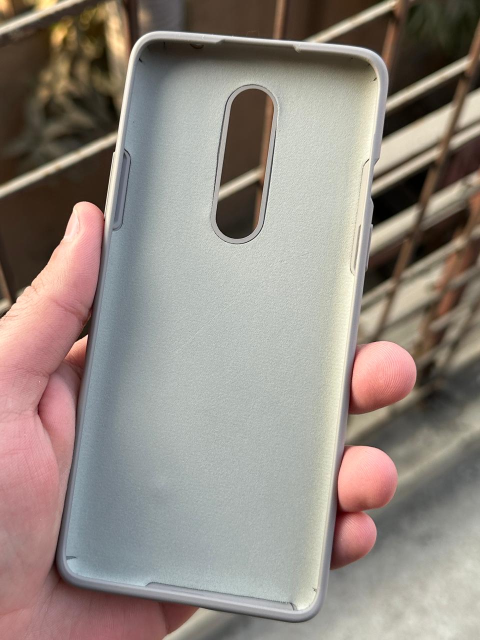 OnePlus "8" Premium Official Silicone Case - Gray Secondary image