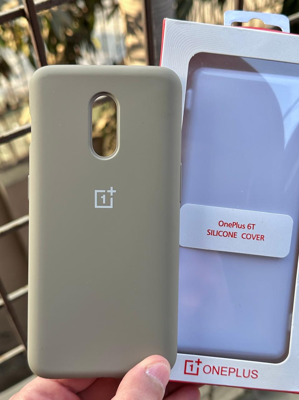 OnePlus "6T" Premium Official Silicone Case - Gray