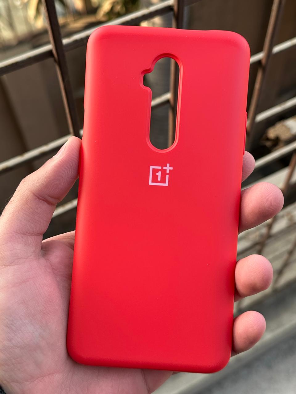 OnePlus "7T Pro" Premium Official Silicone Case - Red