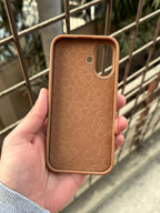 iPhone "16" Premium Polo Embroidered Case - Brown