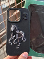 iPhone "16 Pro" Premium Polo Embroidered Case - Black