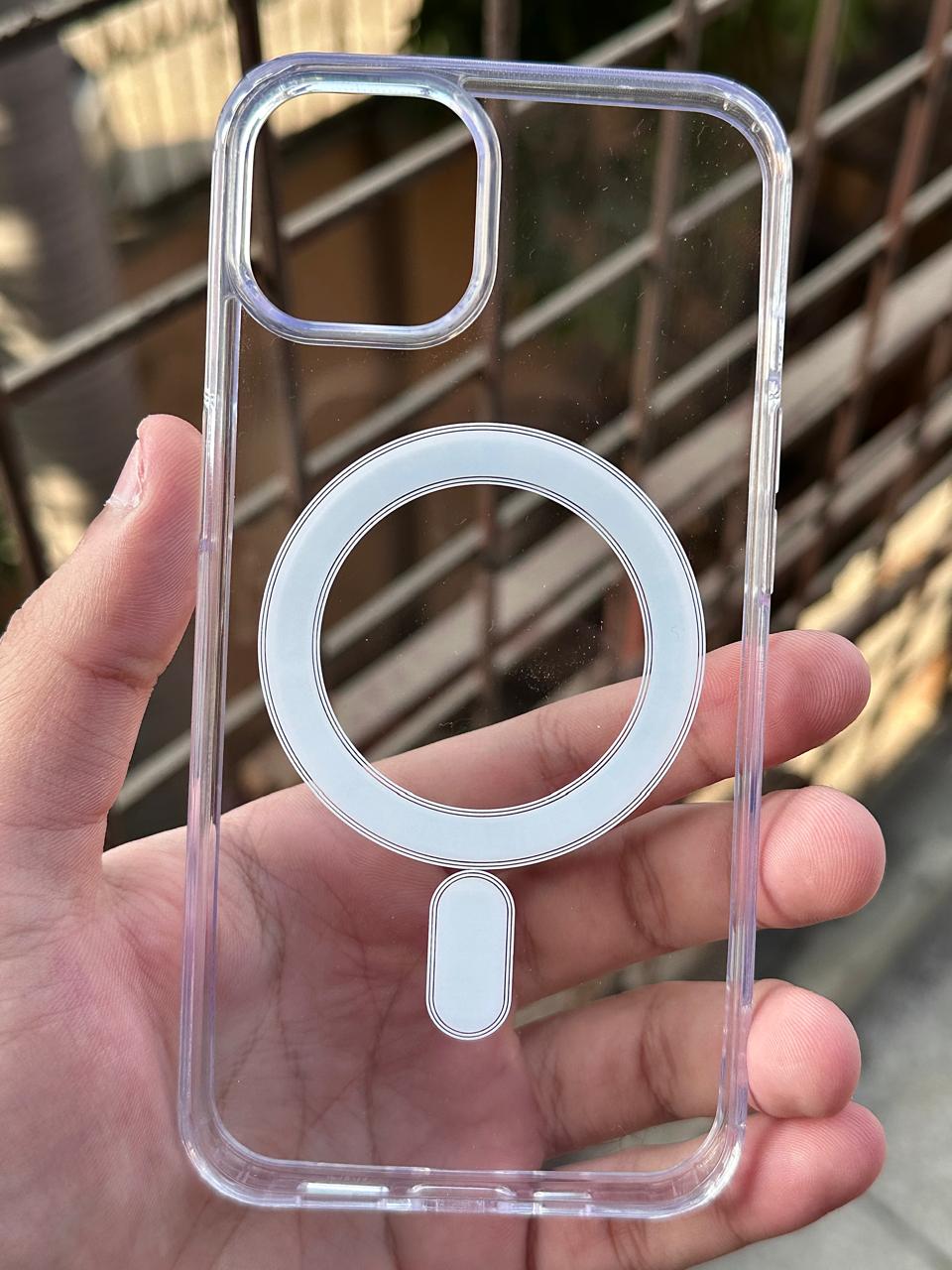 iPhone "13/14" BERLIA Premium MagSafe Transparent Case