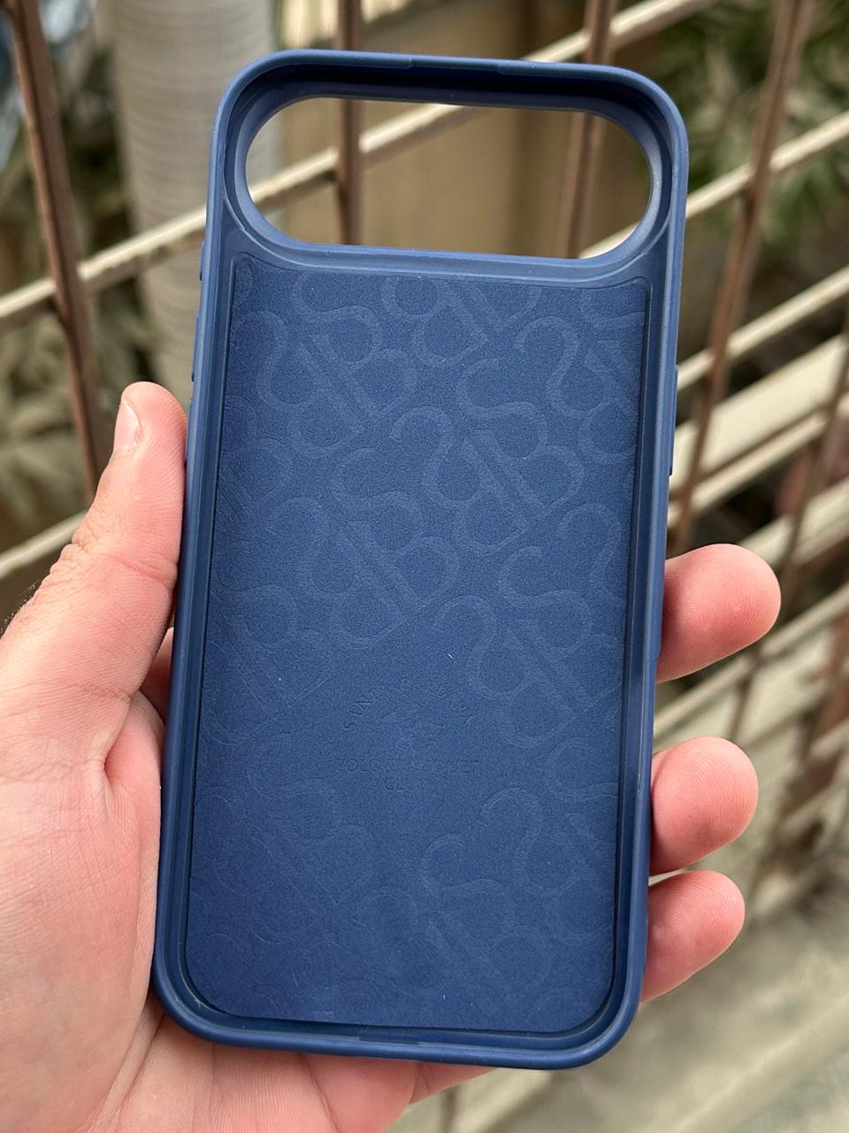 iPhone "Air" Premium Polo Embroidered Case - Blue