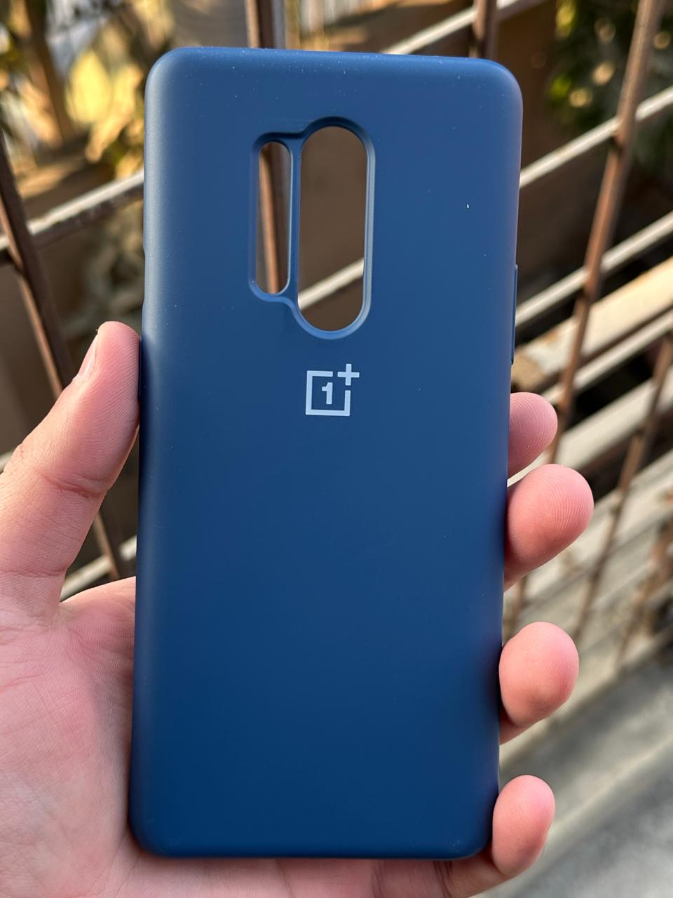 OnePlus "8 Pro" Premium Official Silicone Case - Blue