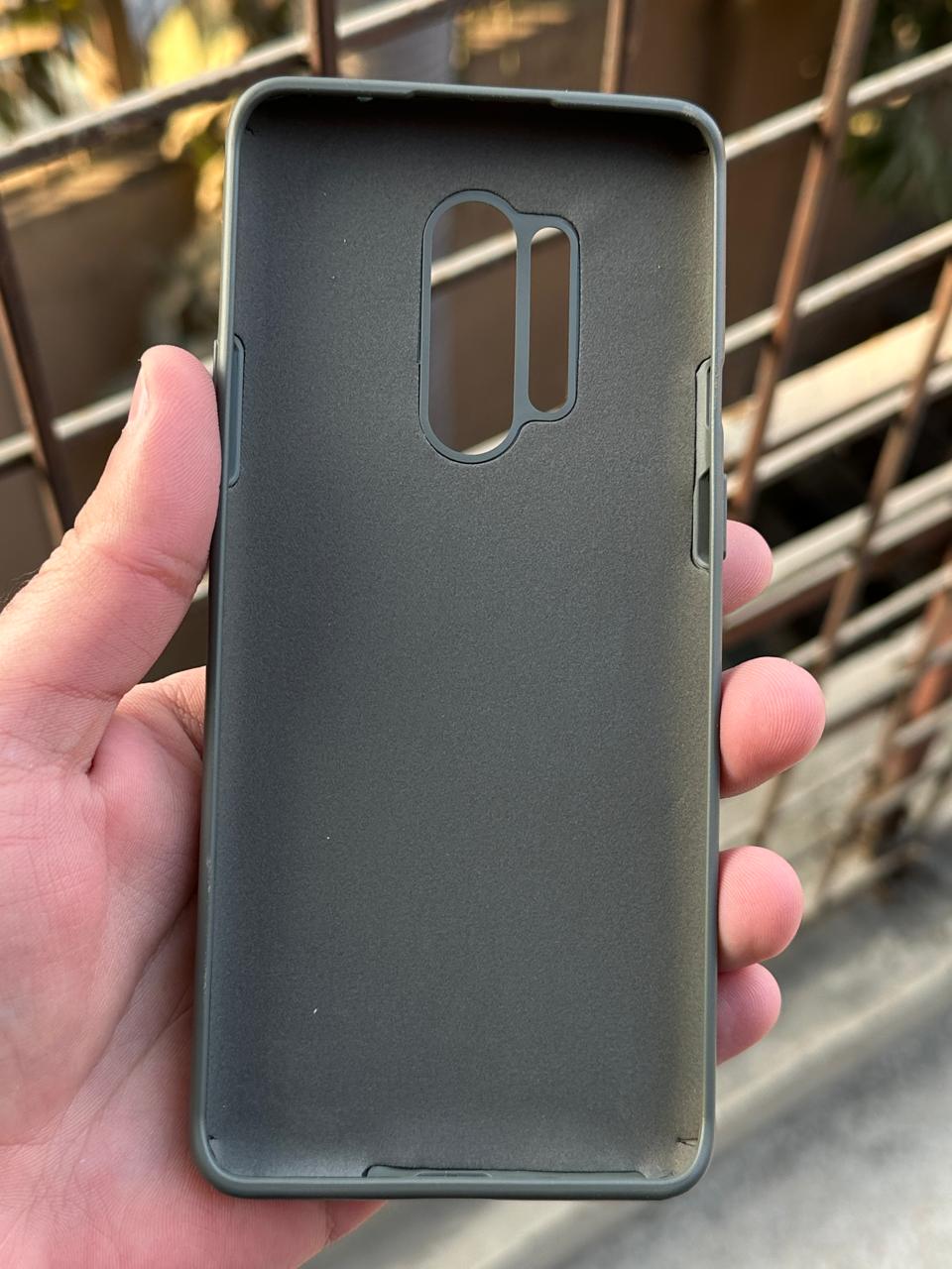OnePlus "8 Pro" Premium Official Silicone Case - Olive Green Secondary image