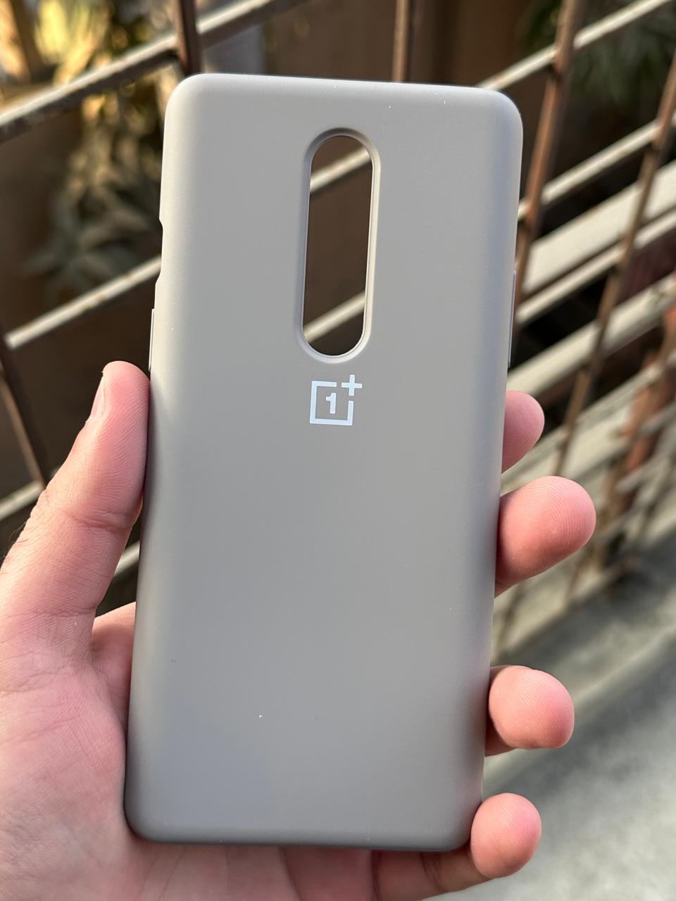 OnePlus "8" Premium Official Silicone Case - Gray