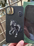 iPhone "11 Pro Max" Premium Polo Embroidered Case - Black