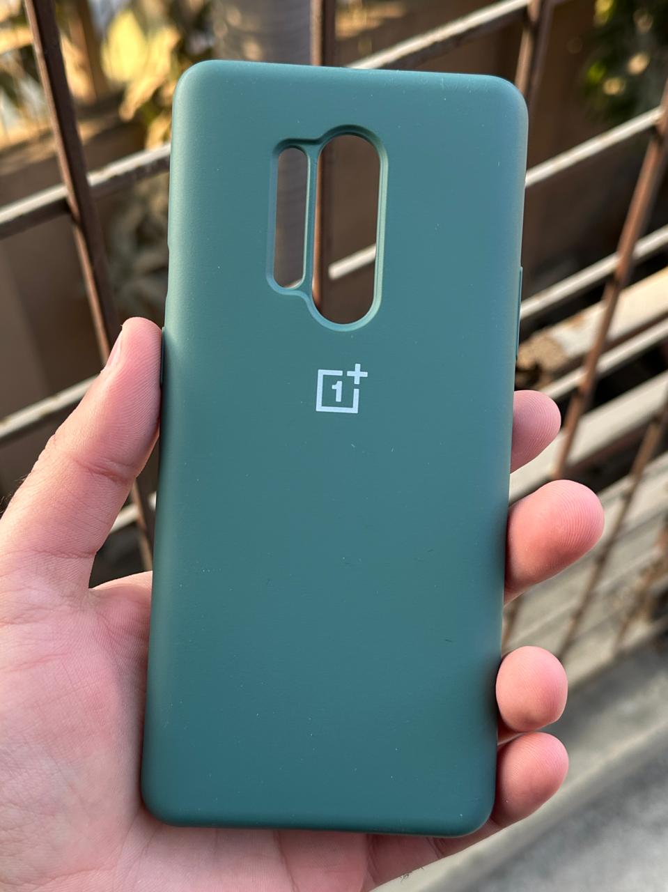 OnePlus "8 Pro" Premium Official Silicone Case - Green