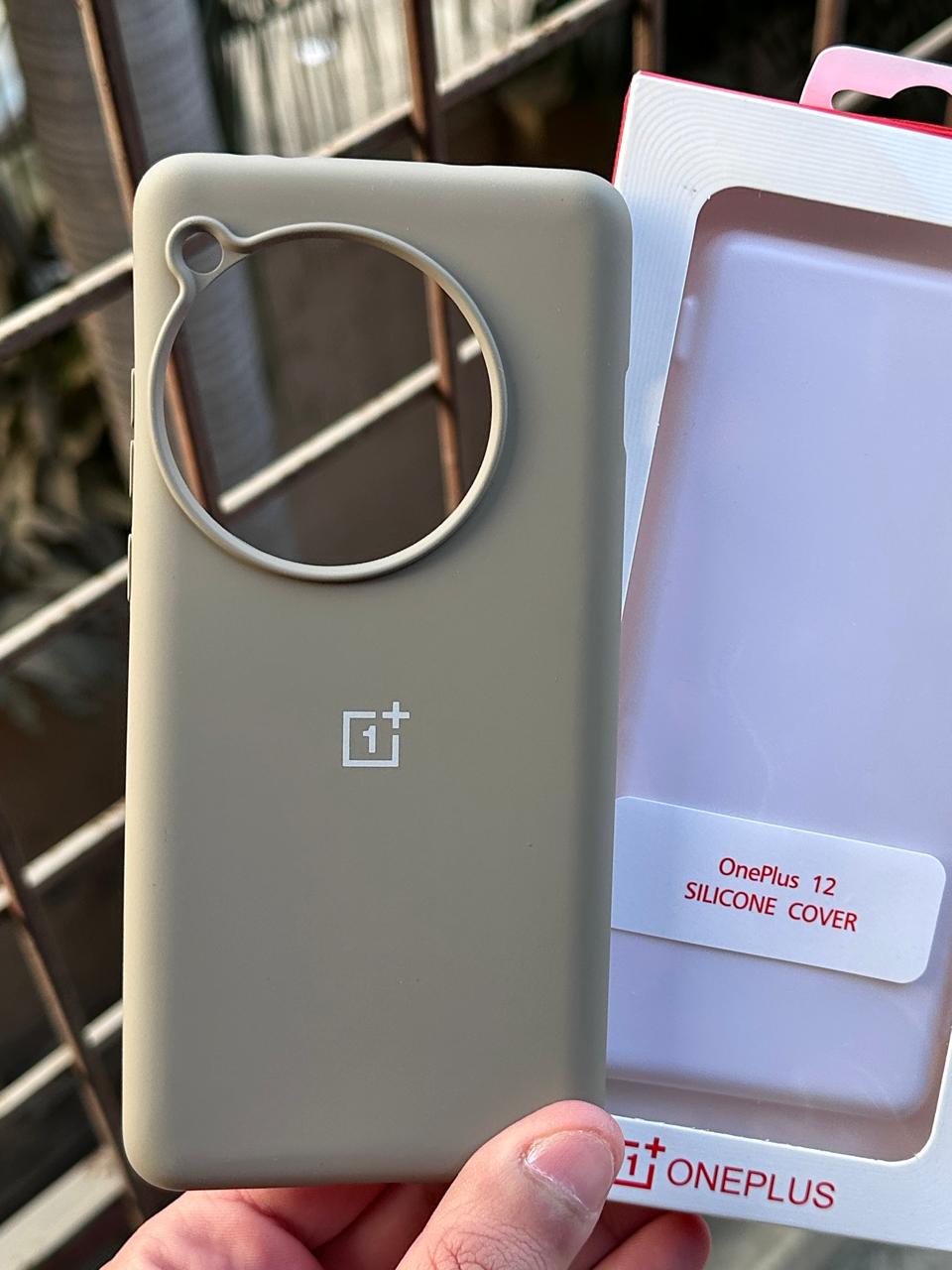 OnePlus "12" Premium Official Silicone Case - Gray Main image