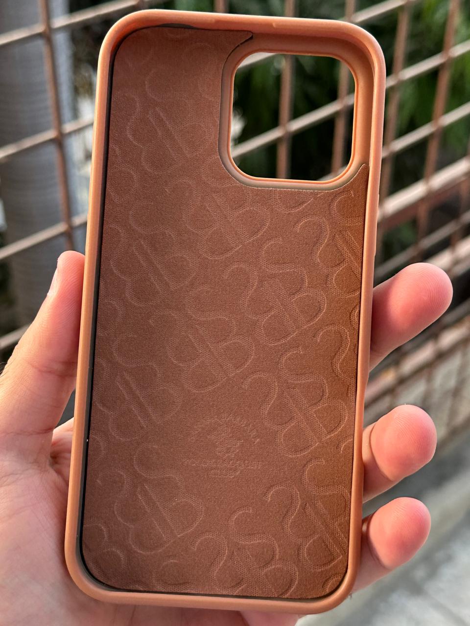 iPhone "16 Pro" Premium Polo Embroidered Case - Brown