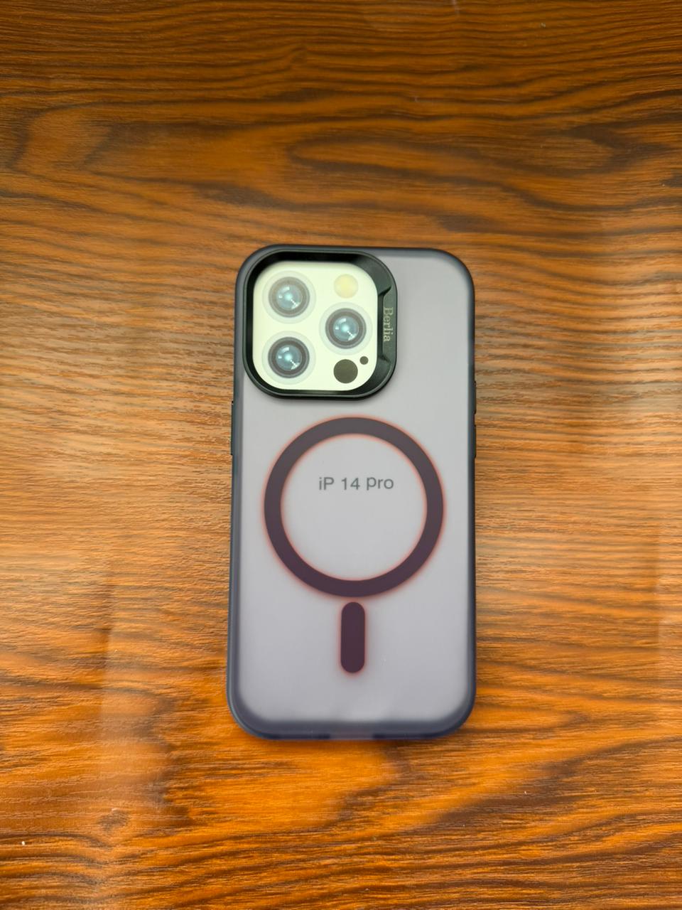 iPhone "14 Pro" BERLIA Premium MagSafe Case Purple