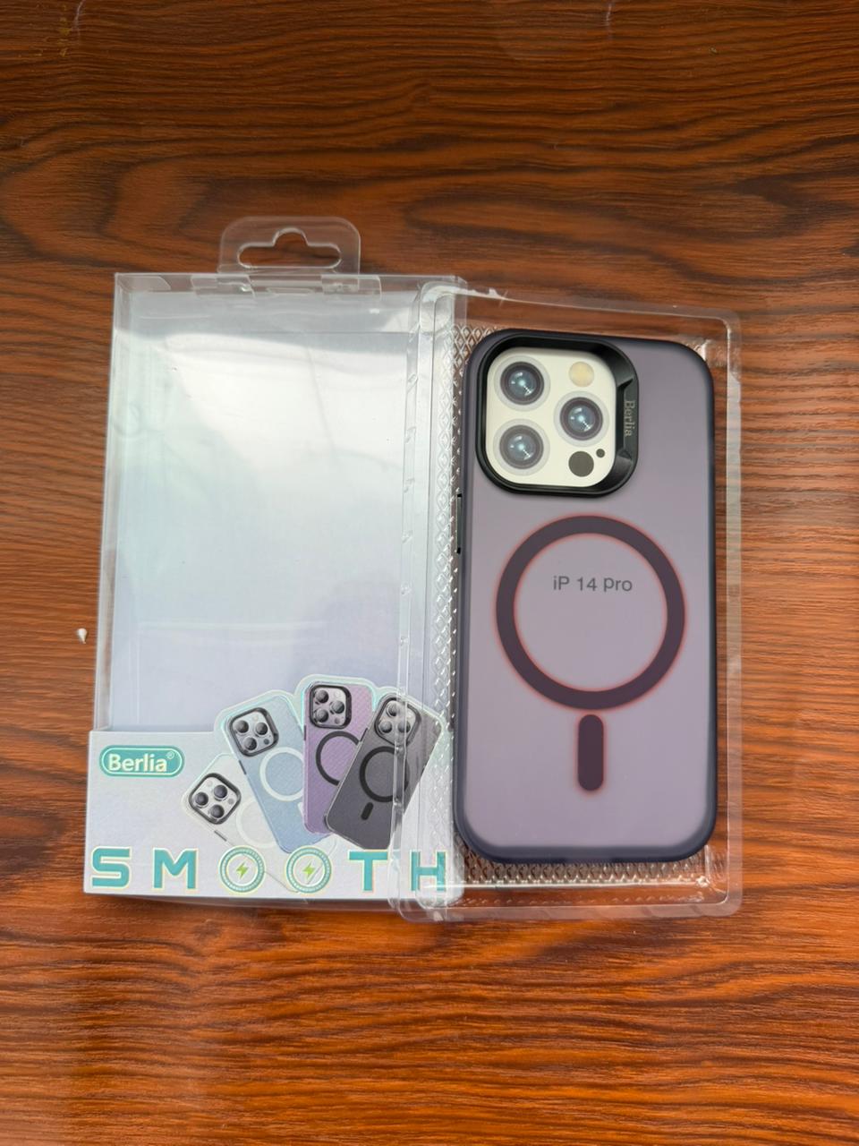 iPhone "14 Pro" BERLIA Premium MagSafe Case Purple