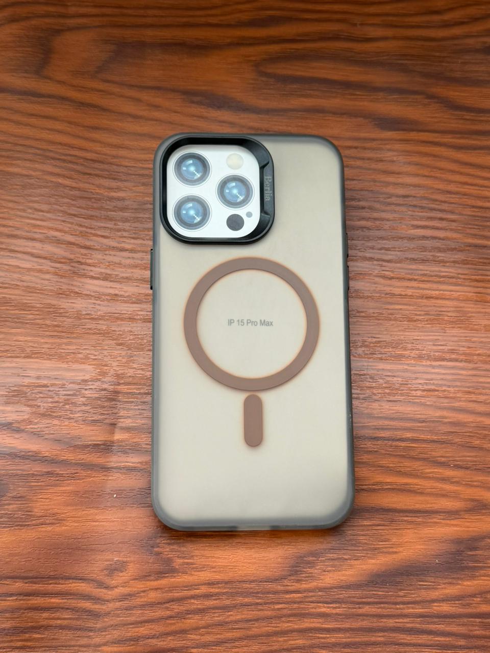 iPhone "15 Pro Max" BERLIA Premium MagSafe Case OffWhite