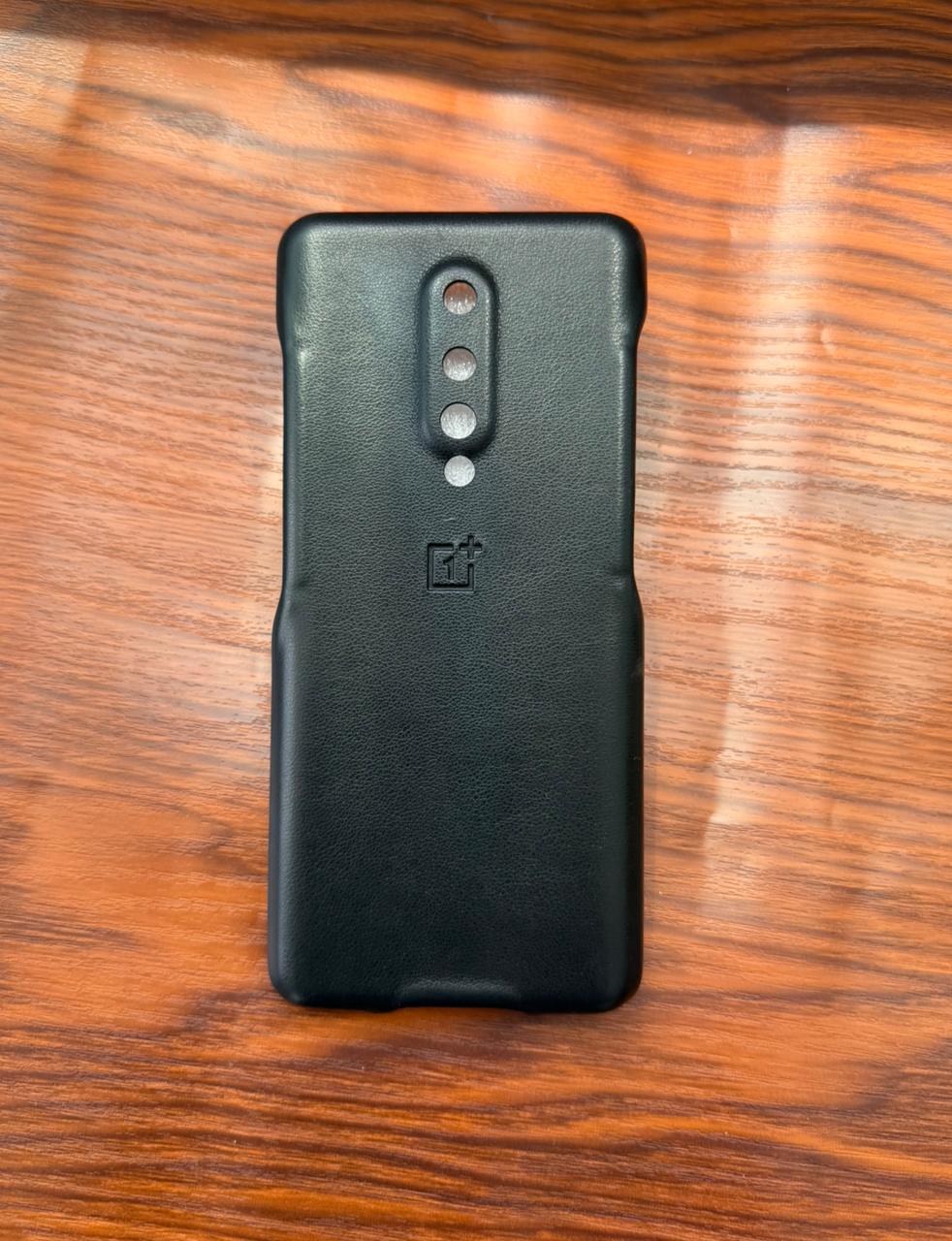 OnePlus "8" Premium Official Leather Case - Black