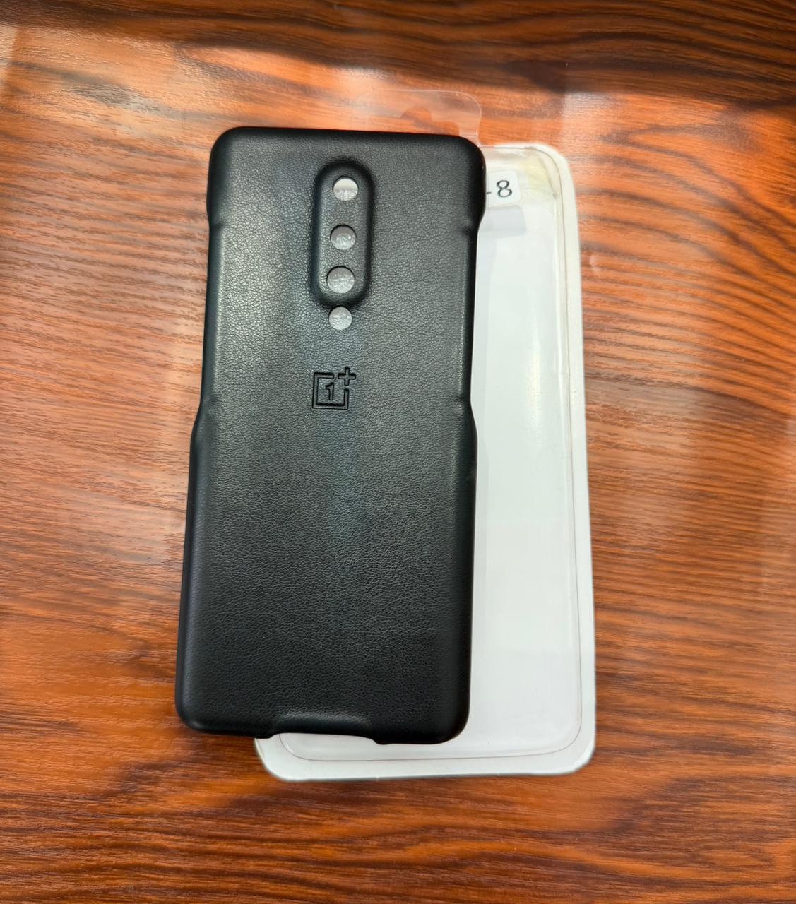 OnePlus "8" Premium Official Leather Case - Black