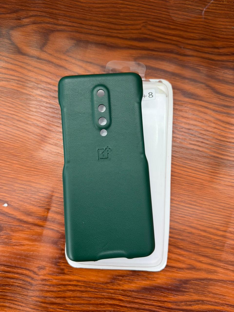 OnePlus "8" Premium Official Leather Case - Green