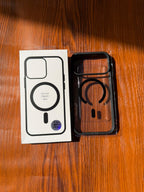 iPhone "17 Pro Max" Premium Clear MagSafe Case Black