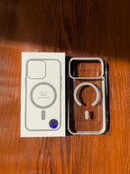 iPhone "17 Pro Max" Premium Clear MagSafe Case White
