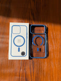 iPhone "17 Pro Max" Premium Clear MagSafe Case Blue