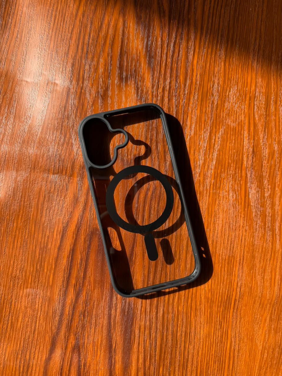 iPhone "17" Premium Clear MagSafe Case Black