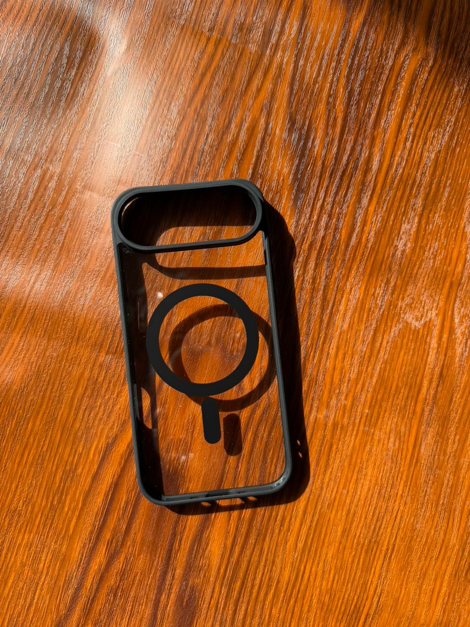 iPhone "Air" Premium Clear MagSafe Case Black