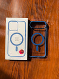iPhone "Air" Premium Clear MagSafe Case Blue