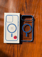 iPhone "Air" Premium Clear MagSafe Case Blue