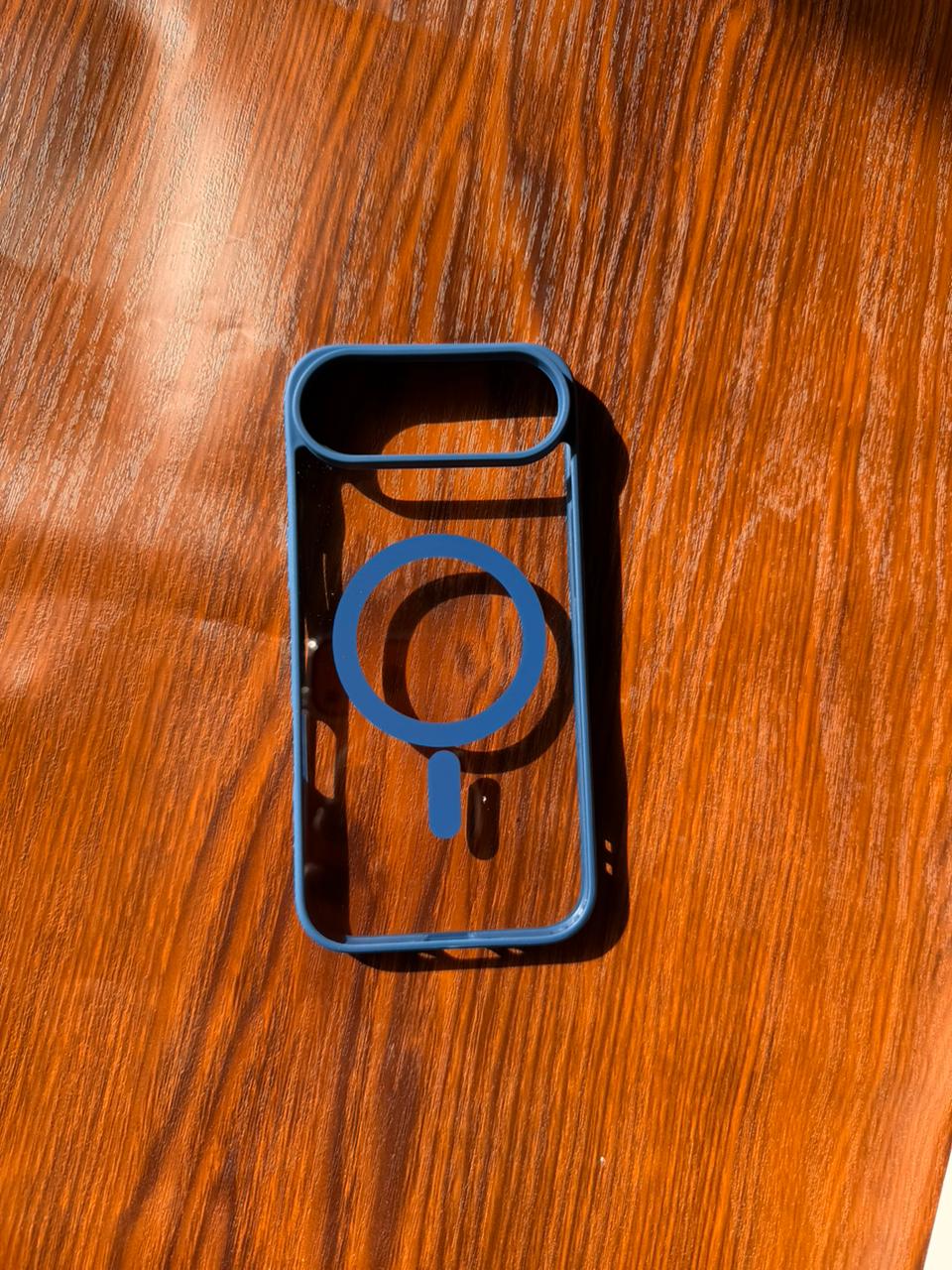 iPhone "Air" Premium Clear MagSafe Case Blue