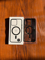 iPhone "16 Pro" Premium Clear MagSafe Case Black