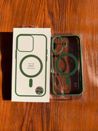 iPhone "16" Premium Clear MagSafe Case Green