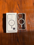 iPhone "15 Pro" Premium Clear MagSafe Case White