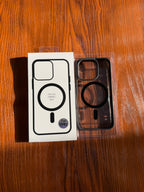 iPhone "15 Pro" Premium Clear MagSafe Case Black