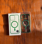 iPhone "13" Premium Clear MagSafe Case - Green