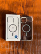 iPhone "12 Pro Max" Premium Clear MagSafe Case - White
