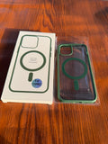iPhone "11 Pro" Premium Clear MagSafe Case - Green