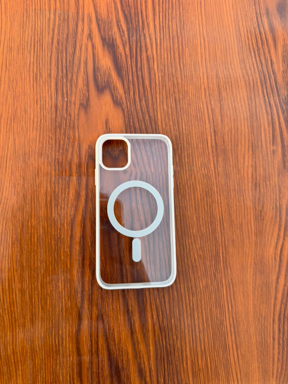 iPhone "11" Premium Clear MagSafe Case - White