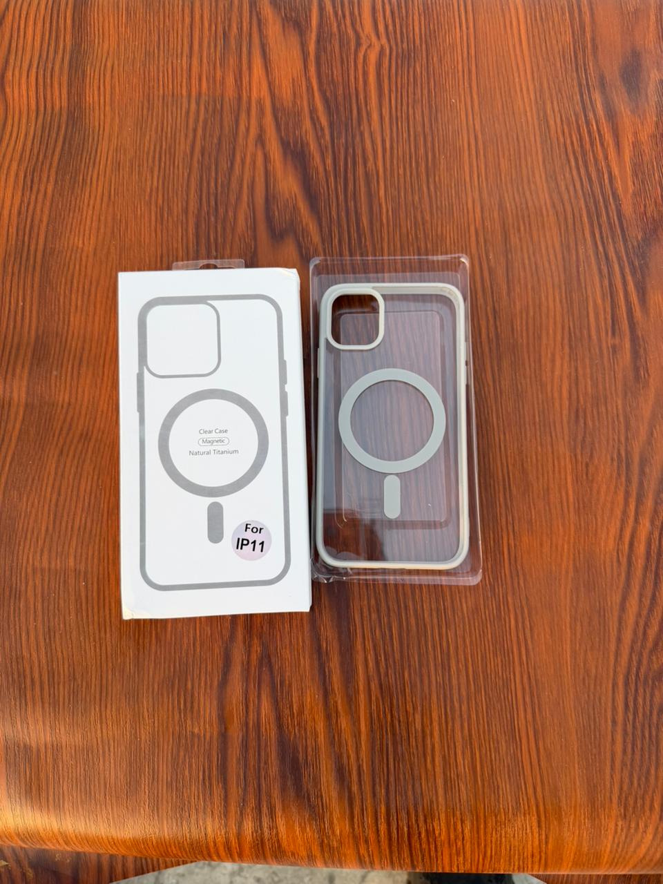 iPhone "11" Premium Clear MagSafe Case - White