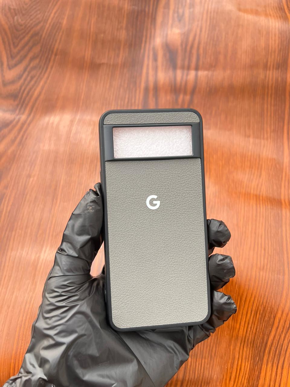 Google Pixel 8 Premium Leather Case Gray